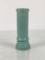 Japanese Buddhist Altar Porcelain Celadon Incense Holder Vtg Senkousashi BA919