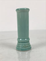 Japanese Buddhist Altar Porcelain Celadon Incense Holder Vtg Senkousashi BA919