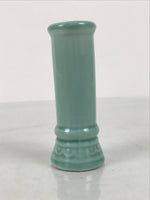 Japanese Buddhist Altar Porcelain Celadon Incense Holder Vtg Senkousashi BA919