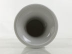Japanese Buddhist Altar Porcelain Flower Vase Vtg Hanatate Simple White BA661