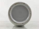 Japanese Buddhist Altar Porcelain Flower Vase Vtg Hanatate Simple White BA661