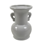 Japanese Buddhist Altar Porcelain Flower Vase Vtg Hanatate Simple White BA661
