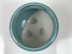 Japanese Buddhist Altar Porcelain Incense Burner Koro Vtg Celadon Blue BA532