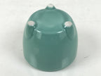 Japanese Buddhist Altar Porcelain Incense Burner Koro Vtg Celadon Blue BA663