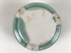 Japanese Buddhist Altar Porcelain Incense Burner Koro Vtg Celadon Blue BA665