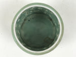 Japanese Buddhist Altar Porcelain Incense Burner Koro Vtg Celadon Blue BA666