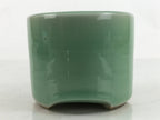 Japanese Buddhist Altar Porcelain Incense Burner Koro Vtg Celadon Green BA466