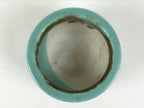 Japanese Buddhist Altar Porcelain Incense Burner Koro Vtg Celadon Lotus BA664
