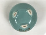Japanese Buddhist Altar Porcelain Incense Burner Koro Vtg Celadon Lotus BA920