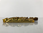 Japanese Buddhist Altar Resin Decor Butsudan Spare Part Vtg Bird Plum Gold BA751
