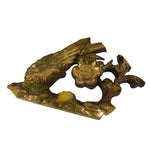 Japanese Buddhist Altar Resin Decor Butsudan Spare Part Vtg Bird Plum Gold BA751