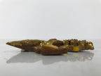 Japanese Buddhist Altar Resin Decor Butsudan Spare Part Vtg Bird Plum Gold BA752