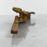 Japanese Buddhist Altar Resin Decor Butsudan Spare Part Vtg Flowers Gold BA803