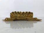 Japanese Buddhist Altar Resin Monk Figure Vtg Butsudan Spare Part Gold BA749