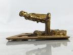 Japanese Buddhist Altar Resin Monk Figure Vtg Butsudan Spare Part Gold BA749