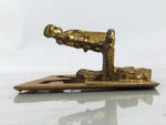 Japanese Buddhist Altar Resin Monk Figure Vtg Butsudan Spare Part Gold BA749