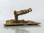 Japanese Buddhist Altar Resin Monk Figure Vtg Butsudan Spare Part Gold BA749