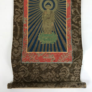 Japanese Buddhist Altar Scroll Honzon Kakejiku Amidabutsu Jodo Shinshu BA377