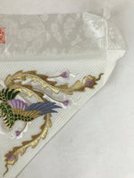 Japanese Buddhist Altar Silk Cloth Uchishiki Vtg Embroidered Phoenix Gold BA253