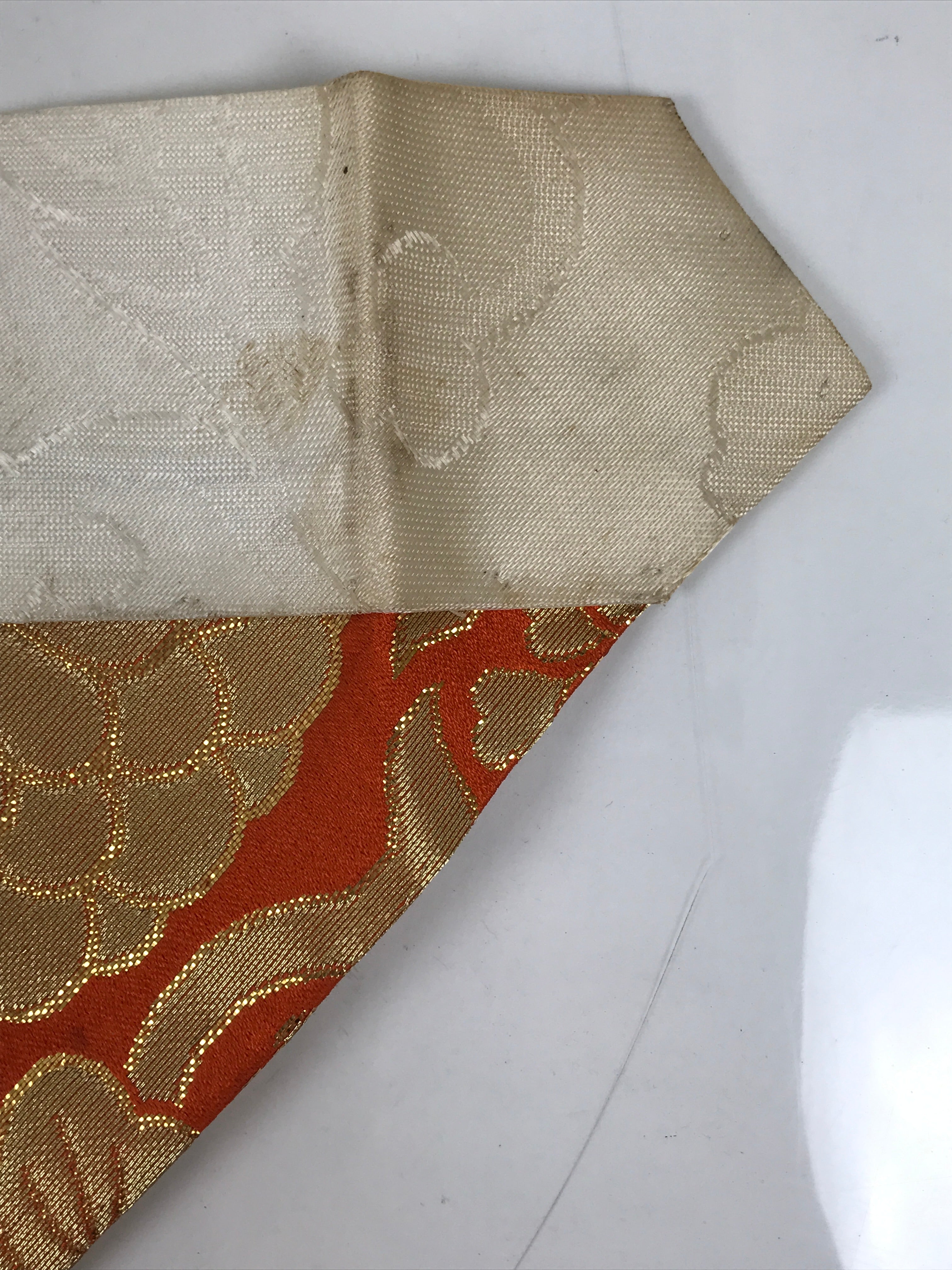 Japanese Buddhist Altar Silk Table Cloth Uchishiki Chrysanthemum Kiku Gold UC28