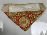 Japanese Buddhist Altar Silk Table Cloth Uchishiki Chrysanthemum Kiku Gold UC29