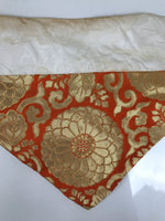 Japanese Buddhist Altar Silk Table Cloth Uchishiki Chrysanthemum Kiku Gold UC29