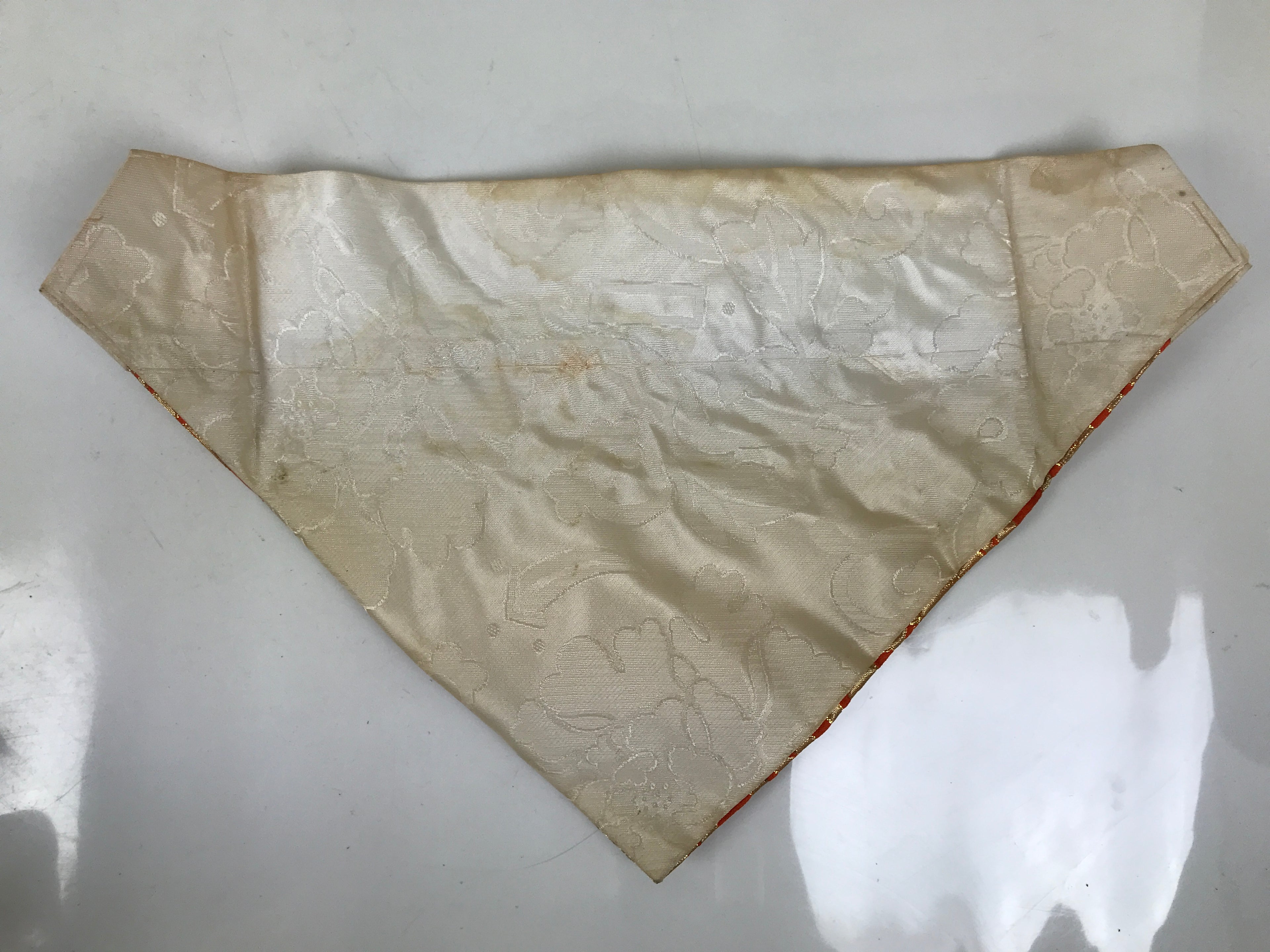 Japanese Buddhist Altar Silk Table Cloth Uchishiki Chrysanthemum Kiku Gold UC29