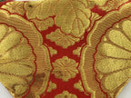 Japanese Buddhist Altar Silk Table Cloth Uchishiki Chrysanthemum Red Gold UC21