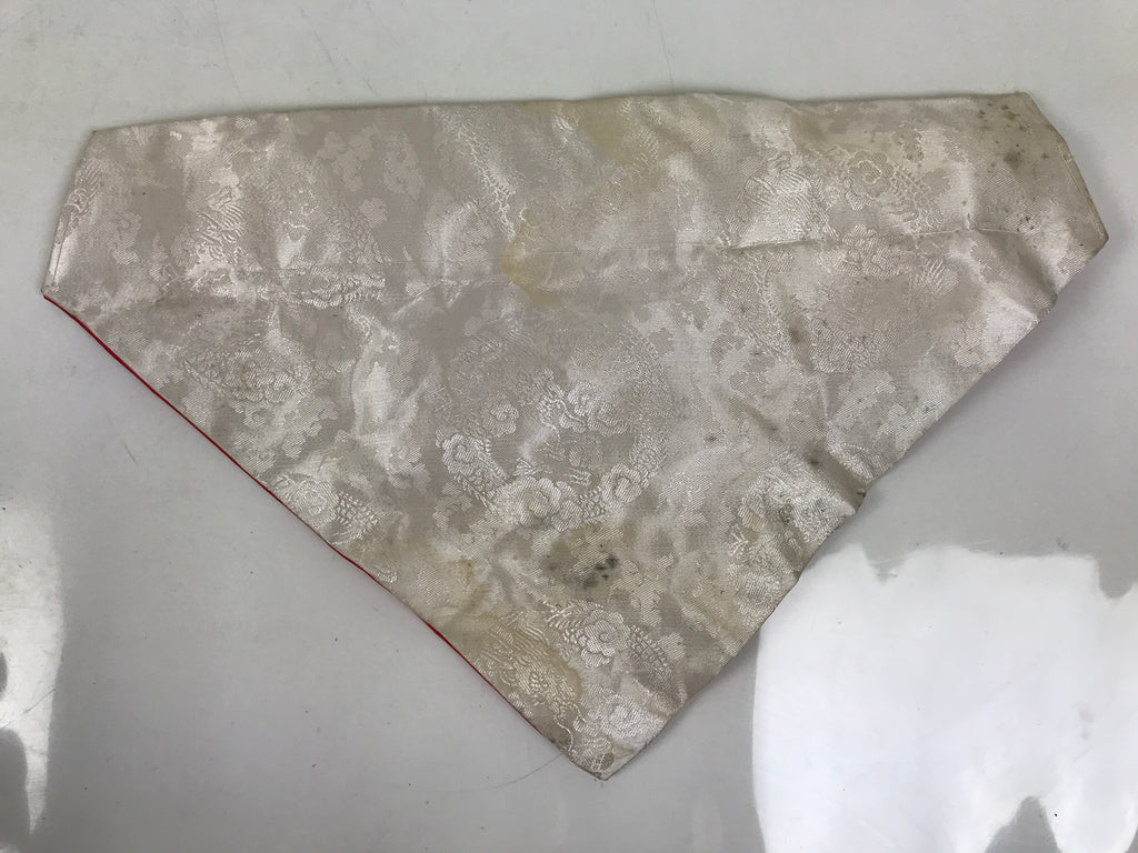 Japanese Buddhist Altar Silk Table Cloth Uchishiki Embroidered Floral Leaf UC32