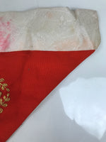 Japanese Buddhist Altar Silk Table Cloth Uchishiki Embroidered Gold Crest UC30