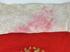 Japanese Buddhist Altar Silk Table Cloth Uchishiki Embroidered Gold Crest UC30