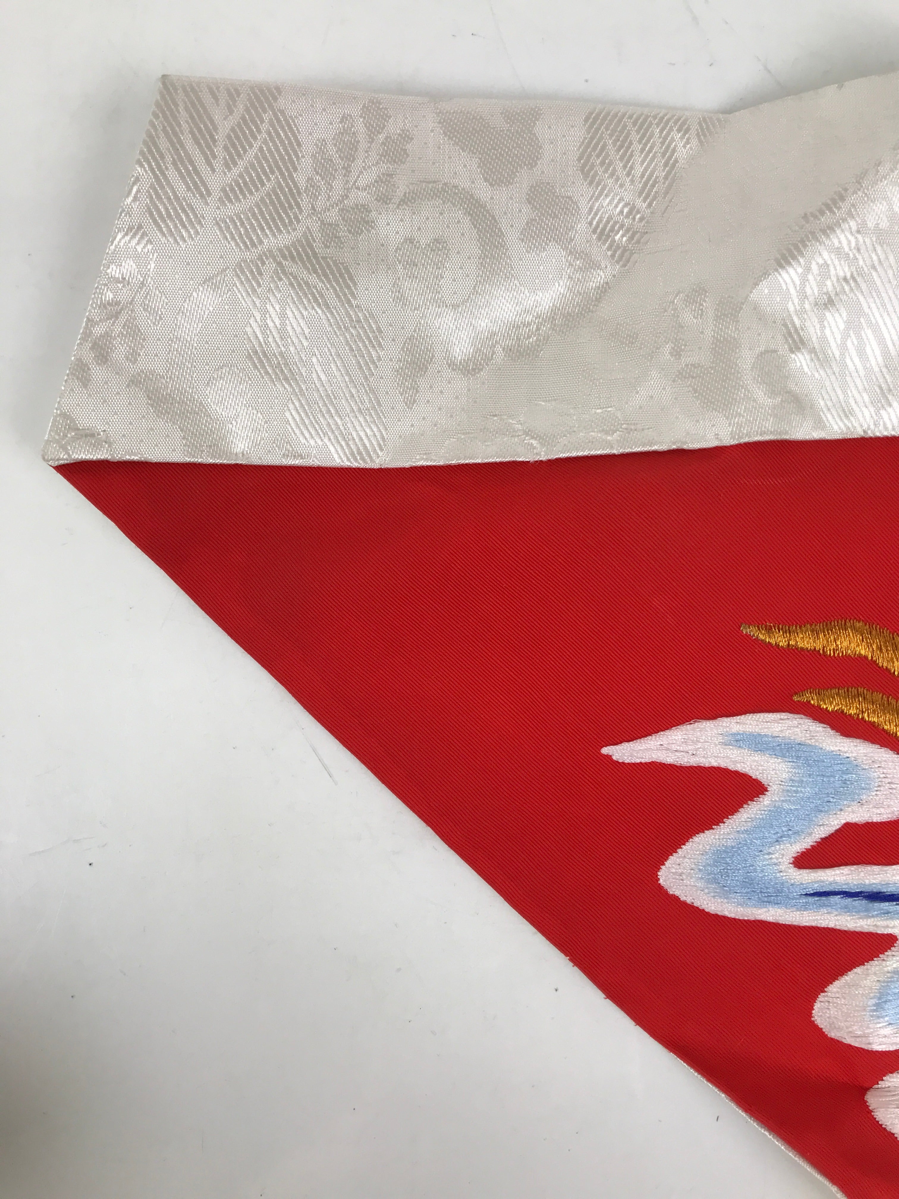 Japanese Buddhist Altar Silk Table Cloth Uchishiki Embroidered Gold Inari UC31