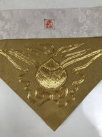 Japanese Buddhist Altar Silk Table Cloth Uchishiki Embroidered Gold Inari UC39