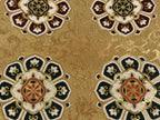 Japanese Buddhist Altar Silk Table Cloth Uchishiki Embroidered Mandala Gold UC34