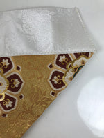 Japanese Buddhist Altar Silk Table Cloth Uchishiki Floral Mandala Red Gold UC24