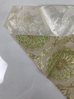 Japanese Buddhist Altar Silk Table Cloth Uchishiki Gold Chrysanthemum Pink UC42