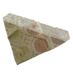 Japanese Buddhist Altar Silk Table Cloth Uchishiki Gold Chrysanthemum Pink UC42