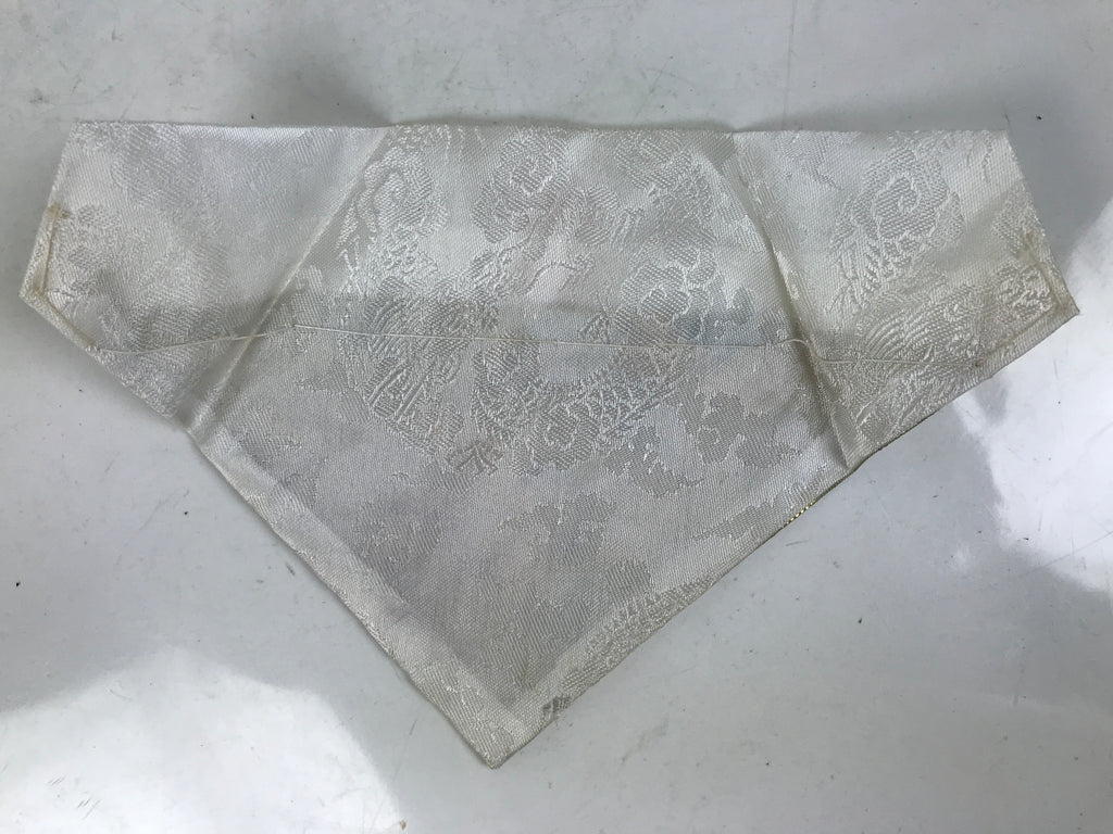 Japanese Buddhist Altar Silk Table Cloth Uchishiki Gold Peony Flower Green UC36