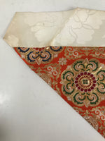 Japanese Buddhist Altar Silk Table Cloth Uchishiki Mandala Orange Gold Blue UC26