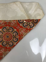 Japanese Buddhist Altar Silk Table Cloth Uchishiki Mandala Orange Gold Blue UC26