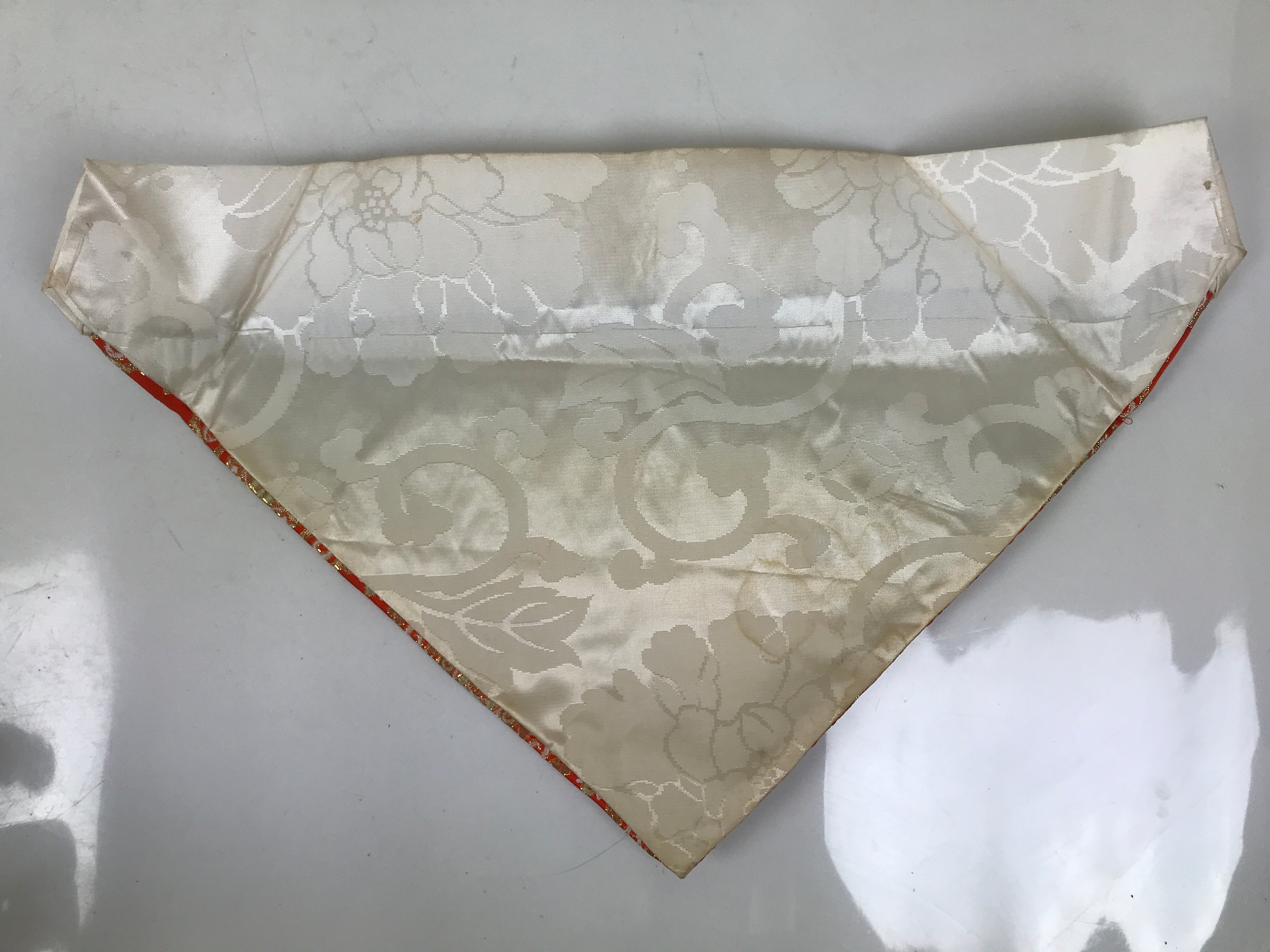 Japanese Buddhist Altar Silk Table Cloth Uchishiki Mandala Orange Gold Blue UC26