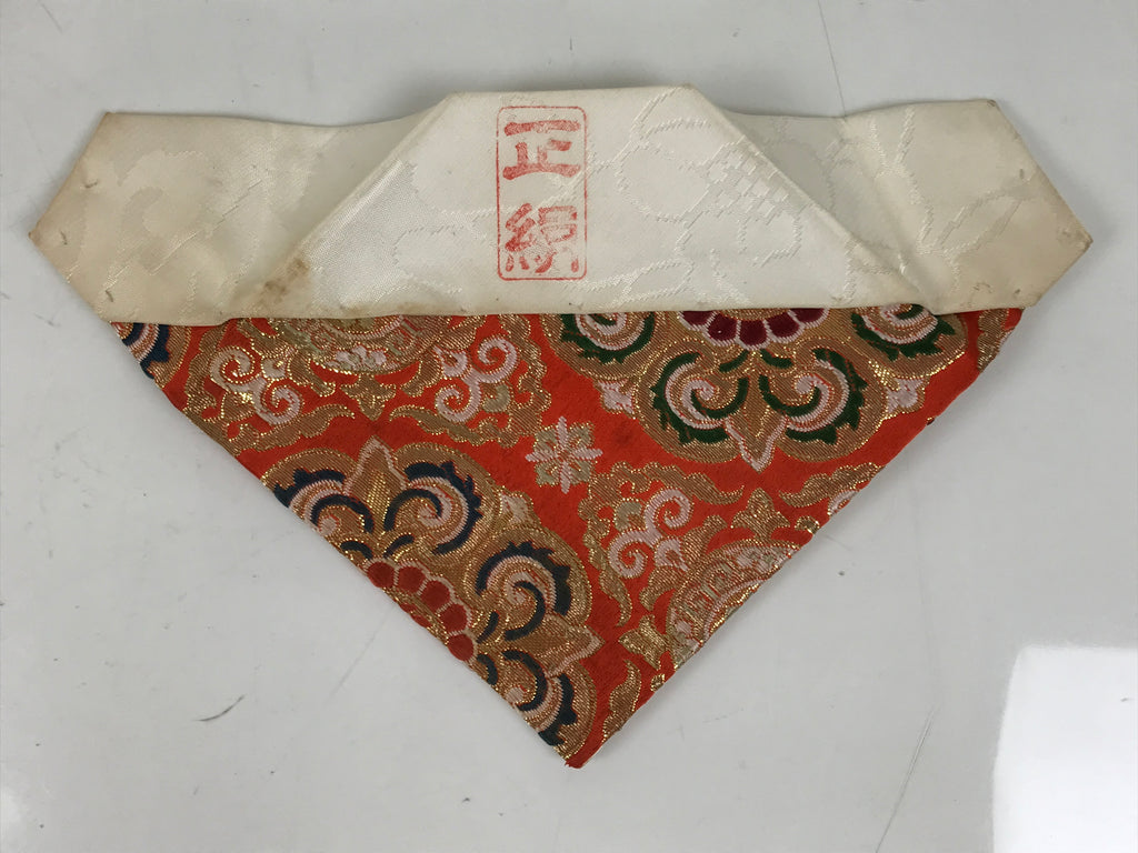 Japanese Buddhist Altar Silk Table Cloth Uchishiki Mandala Orange Gold UC25