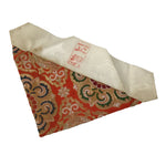 Japanese Buddhist Altar Silk Table Cloth Uchishiki Mandala Orange Gold UC25