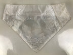 Japanese Buddhist Altar Silk Table Cloth Uchishiki Orange Gold Kiku Flower UC37