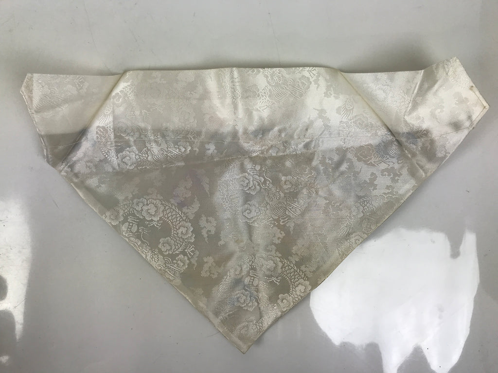 Japanese Buddhist Altar Silk Table Cloth Uchishiki Peony Kiku Gold Green UC27