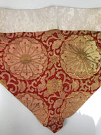 Japanese Buddhist Altar Silk Table Cloth Uchishiki Peony Mandala Embroidery UC33