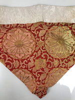 Japanese Buddhist Altar Silk Table Cloth Uchishiki Peony Mandala Embroidery UC33