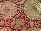 Japanese Buddhist Altar Silk Table Cloth Uchishiki Peony Mandala Embroidery UC33