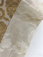 Japanese Buddhist Altar Silk Table Cloth Uchishiki Vtg Chrysanthemum Gold BA314