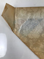 Japanese Buddhist Altar Silk Table Cloth Uchishiki Vtg Chrysanthemum Gold UC16